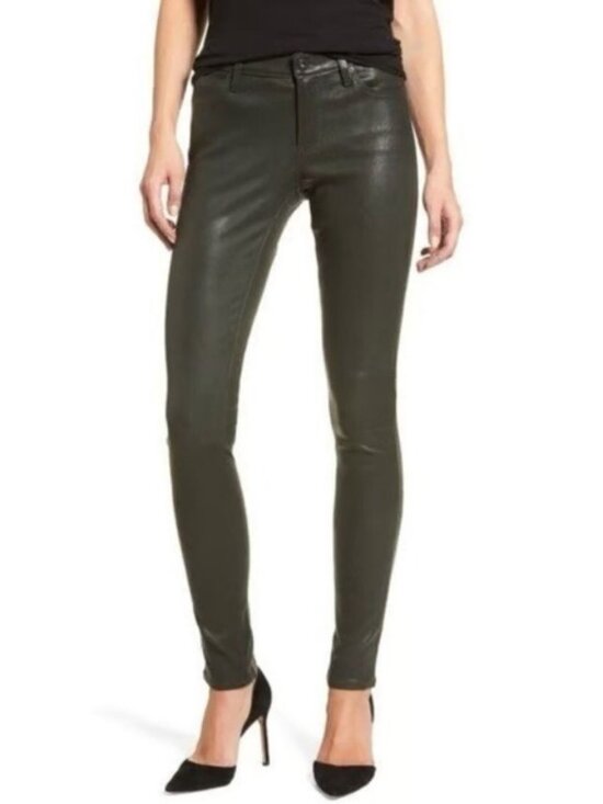 Ag Adriano Goldschmied Denim - AG Jeans The Legging Ankle Super Skinny Ankle Pants Women's Size 27 Green NWOT!